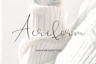 Aeriform Typeface: Elevating Brand Identity with Elegant Script
