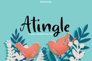 Atingle Font: Elevating Campaign Visuals with Unique Script Style