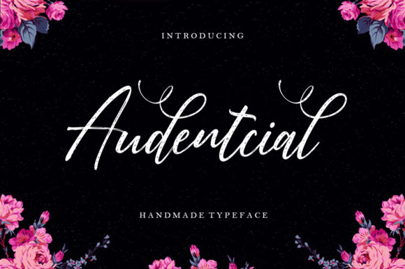 Audentcial: A Handwritten Typeface for Editorial Charm