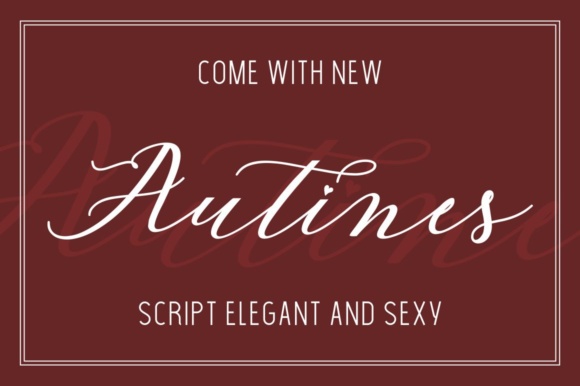 Autines Font: A Modern Typeface for Branding