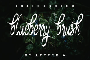 Blueberry Brush: A Versatile Script Font for Web Design
