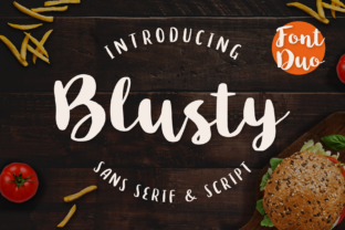 Blusty Duo: A Handwritten Font for Bold Campaigns