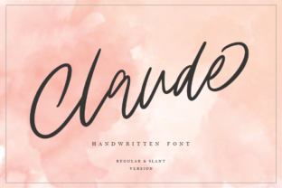 Claude Family: A Handwritten Typeface for Elegant Editorial Design