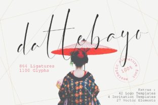 Dattebayo Font: Elegant Script for Editorial Design