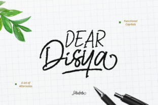 Dear Disya: The Handwritten Font for Crafters