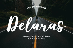 Delaras: A Modern Script Font for Bold Branding