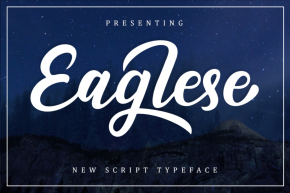 Eaglese: A Modern Script Font for Web Design