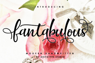 Fantabulous: A Vintage Script Typeface for Editorial Design