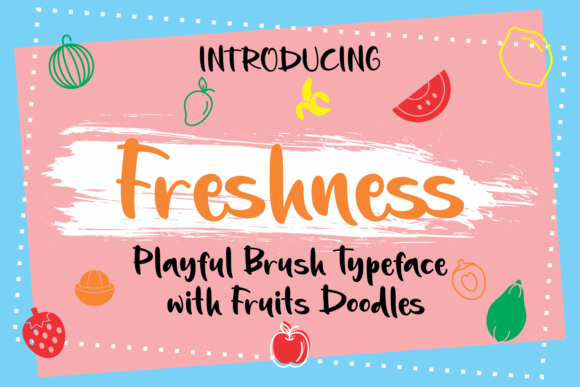 Freshness: The Playful Typeface for Bold Marketing