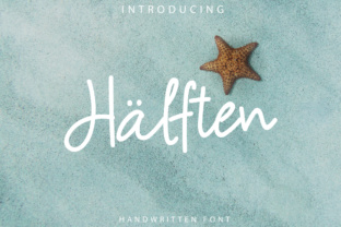 Halften: A Handwritten Typeface for Editorial Design