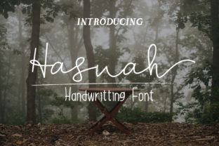 Hasnah: The Elegant Script Font for Makers