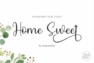 Home Sweet: A Handwritten Font for Editorial Warmth