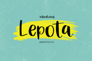 Lepota Font Review: A Handwritten Script for Branding