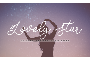 Lovely Star Typeface: Elegant Script for Editorial Design