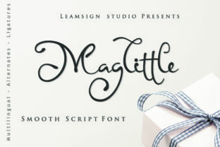 Maglittle: A Playful Script Font for Editorial Design