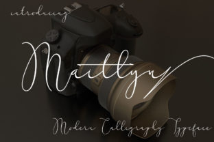 Maitlyn: A Modern Calligraphy Font for Makers
