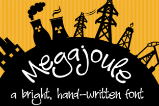 Megajoule: A Whimsical Script Font for Editorial Design