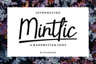 Mintlic: A Modern Handwritten Font for Web Design