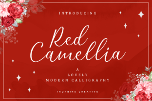 Red Camellia: A Modern Script Font for Marketers