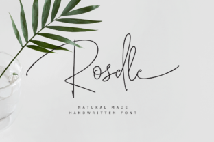 Roselle: A Handwritten Font for Elegant Branding
