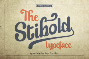 Stibold Font: Authentic Handcrafted Style for Makers