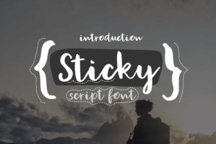 Sticky: A Modern Handwritten Font for Branding