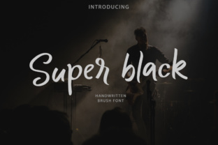 Super Black Font: Bold Handwritten Impact