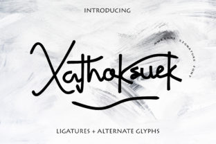 Xathoksuek: A Signature Font for Modern Branding